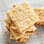 Almond coconut shortbread cookie bars.