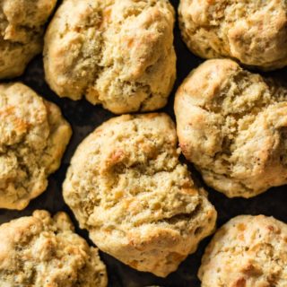 biscuits over old tray