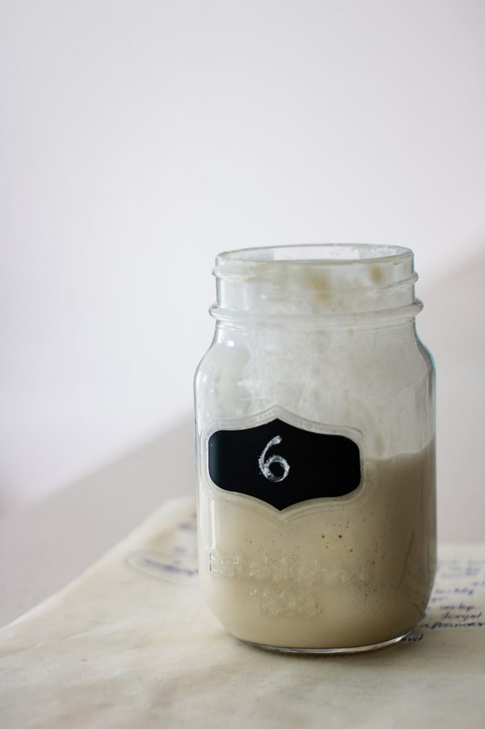 How to make sourdough starter from scratch Milk and Pop