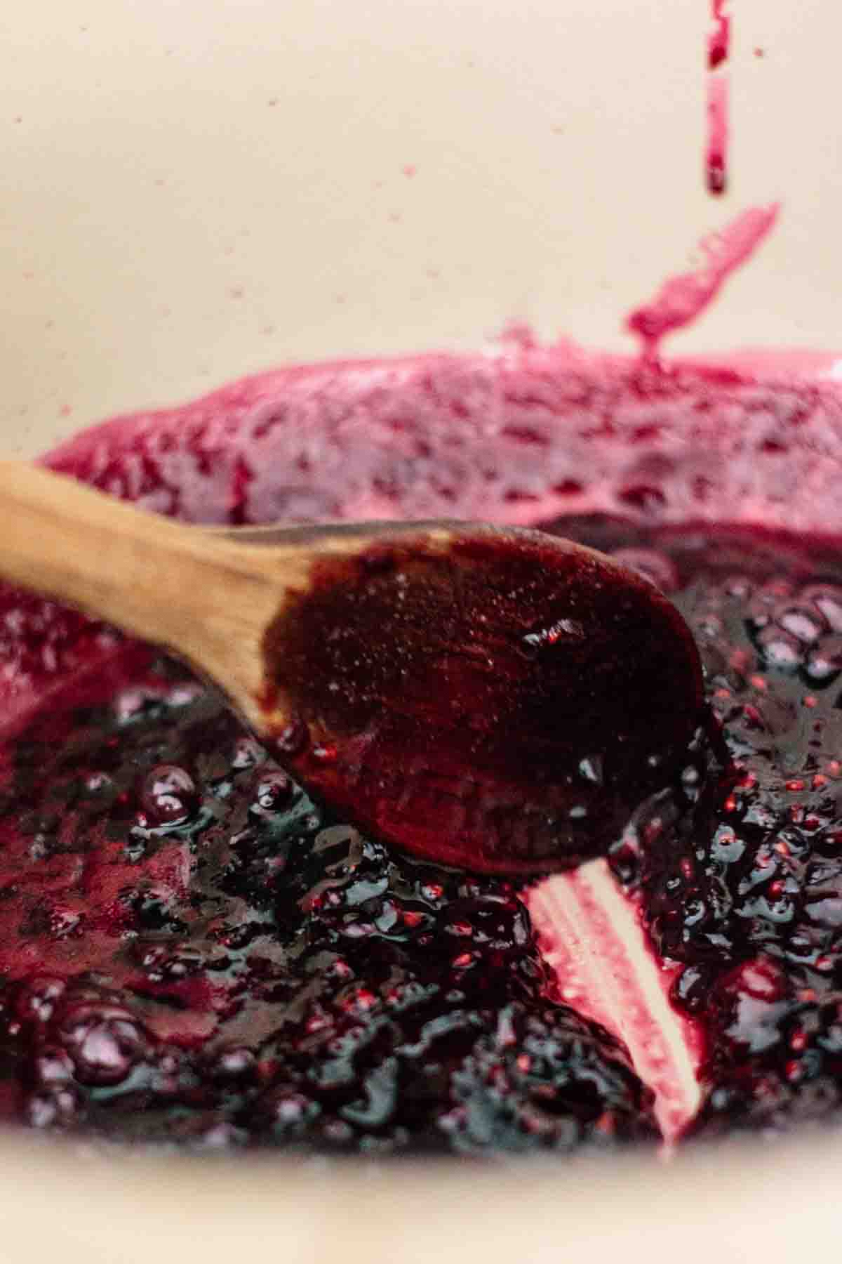 Blackberry Jam without Pectin Easy small batch recipe Milk and Pop