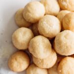 Baked coconut sugar cookies.
