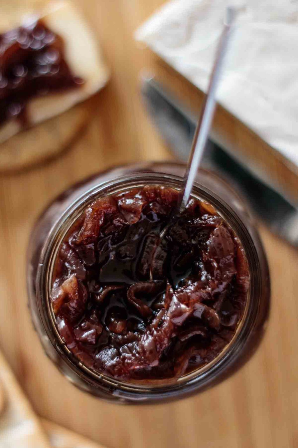 Caramelized Onion Chutney (Easy Recipe) Milk and Pop
