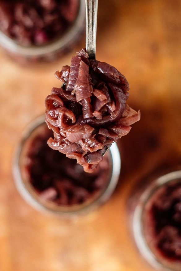 Caramelized Red Onion Chutney Milk and Pop