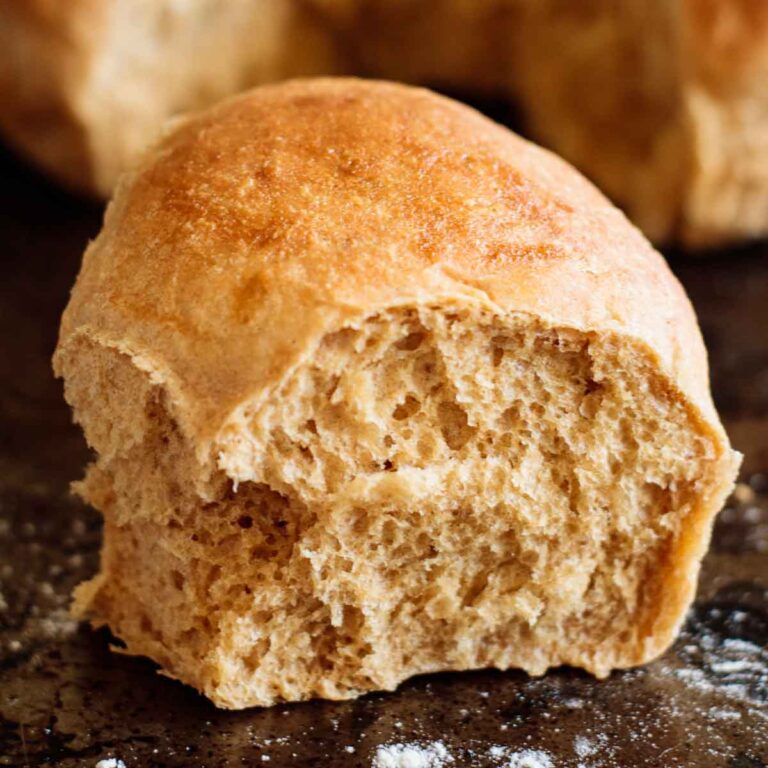 Whole Wheat Breakfast Rolls (with video!) Milk and Pop