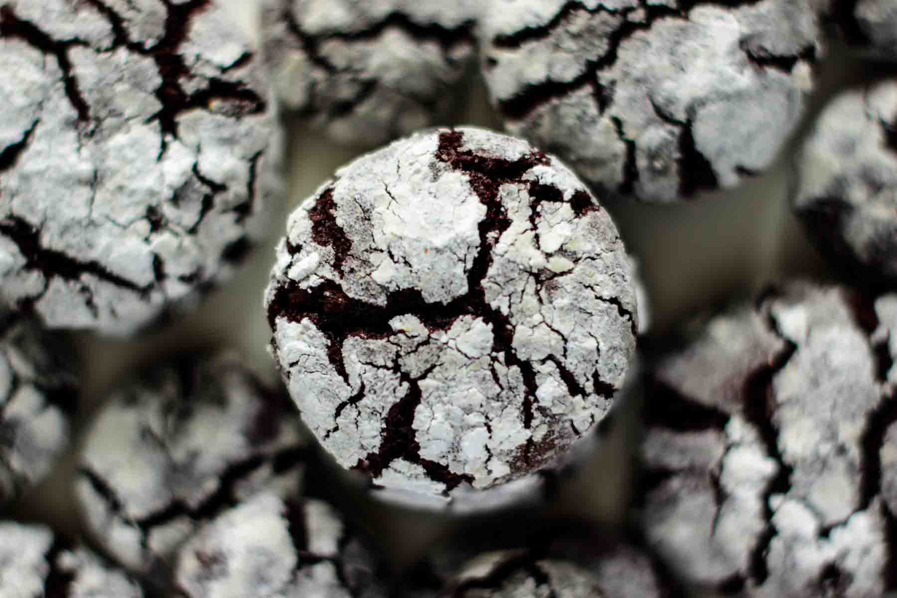 a batch of powder sugar cookies