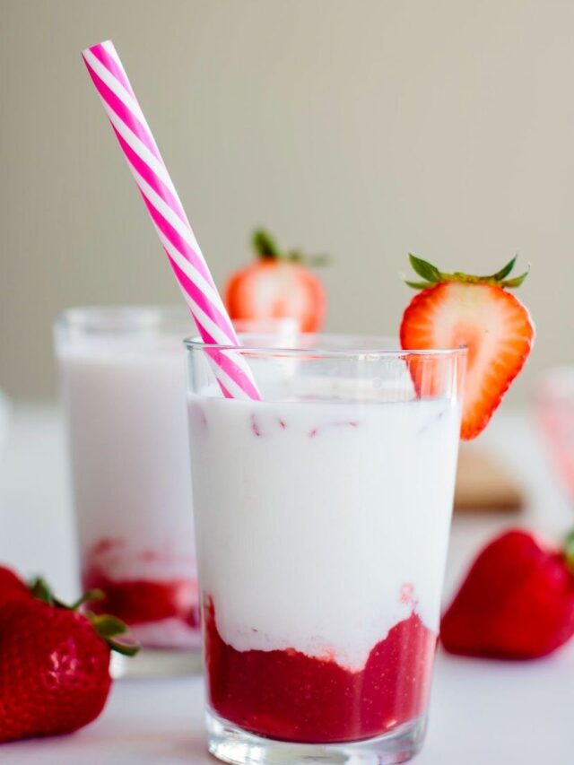 A New Way to Drink Strawberry Milk