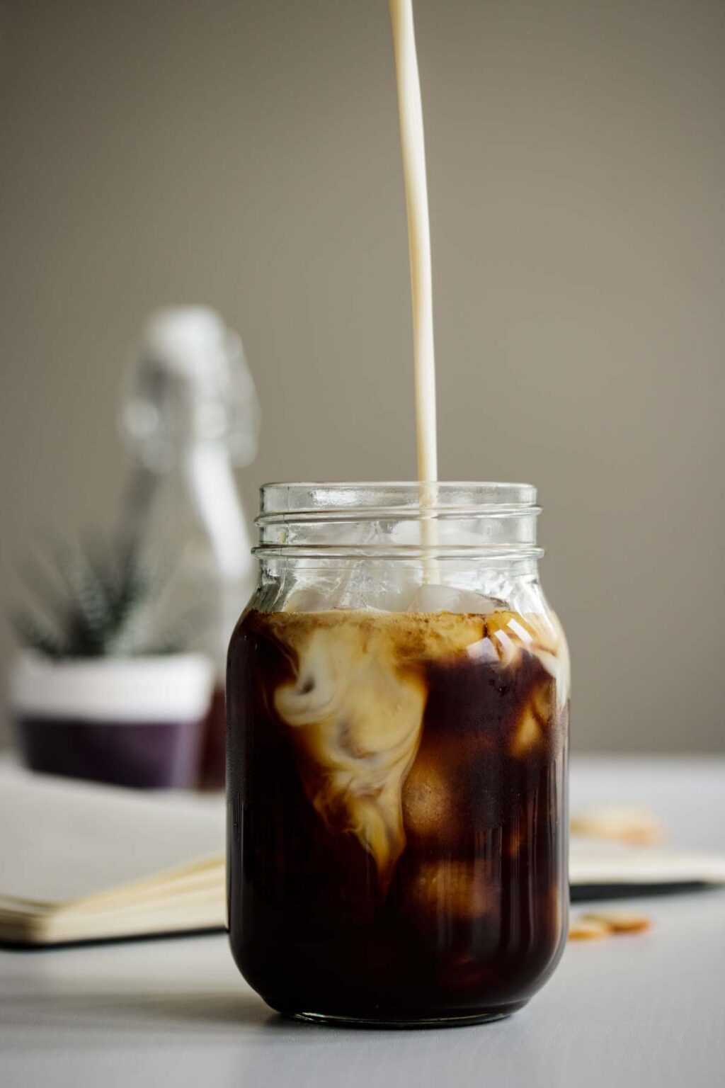 iced chocolate almondmilk shaken espresso