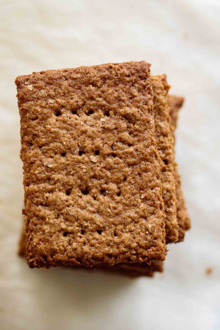 Vegan Graham Crackers (with Coconut Oil) Milk and Pop