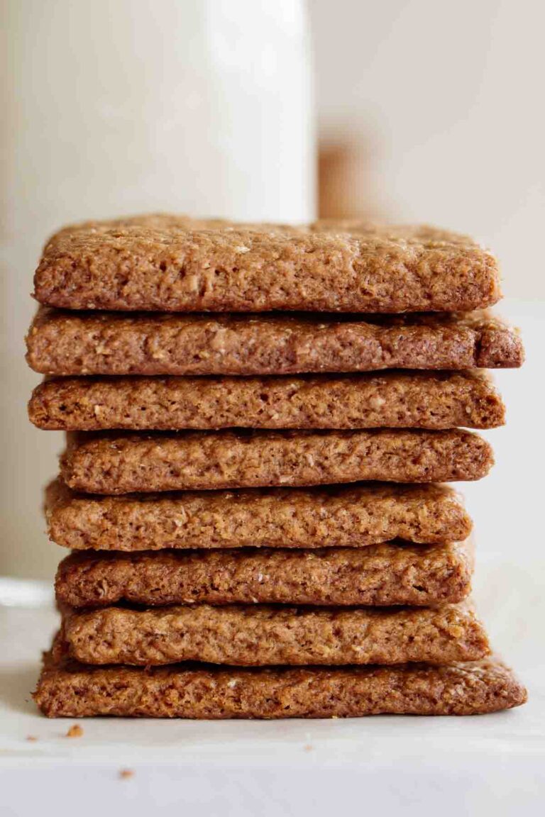 Vegan Graham Crackers (with Coconut Oil) Milk and Pop