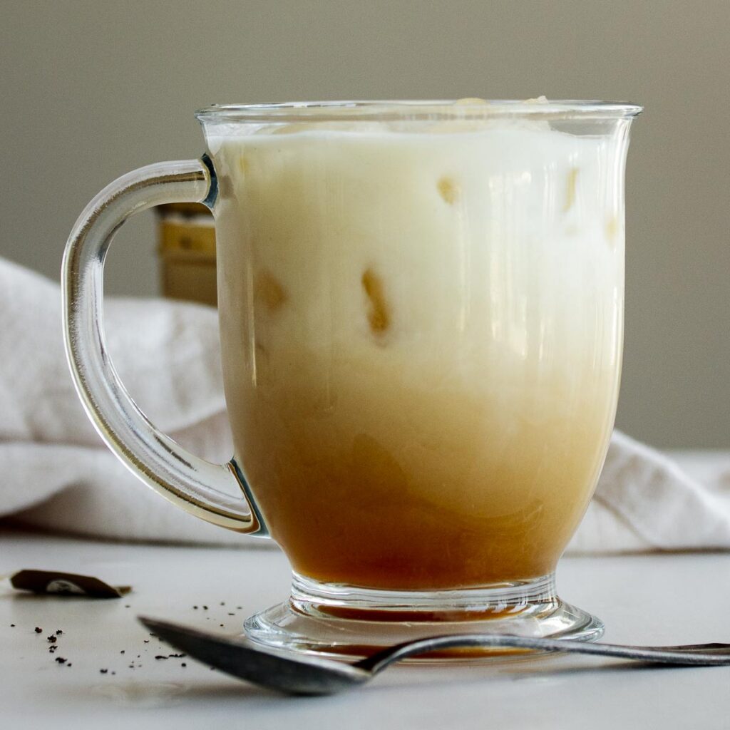 Iced London Fog (Earl Grey Tea Latte) Milk and Pop
