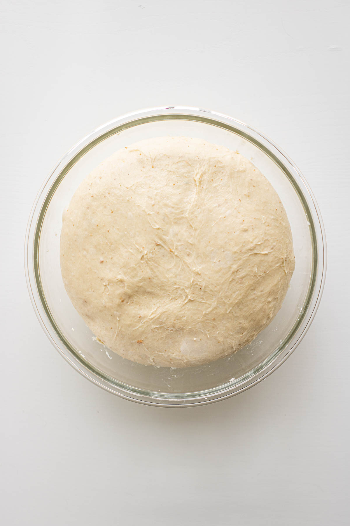 Dough after bulk rise.