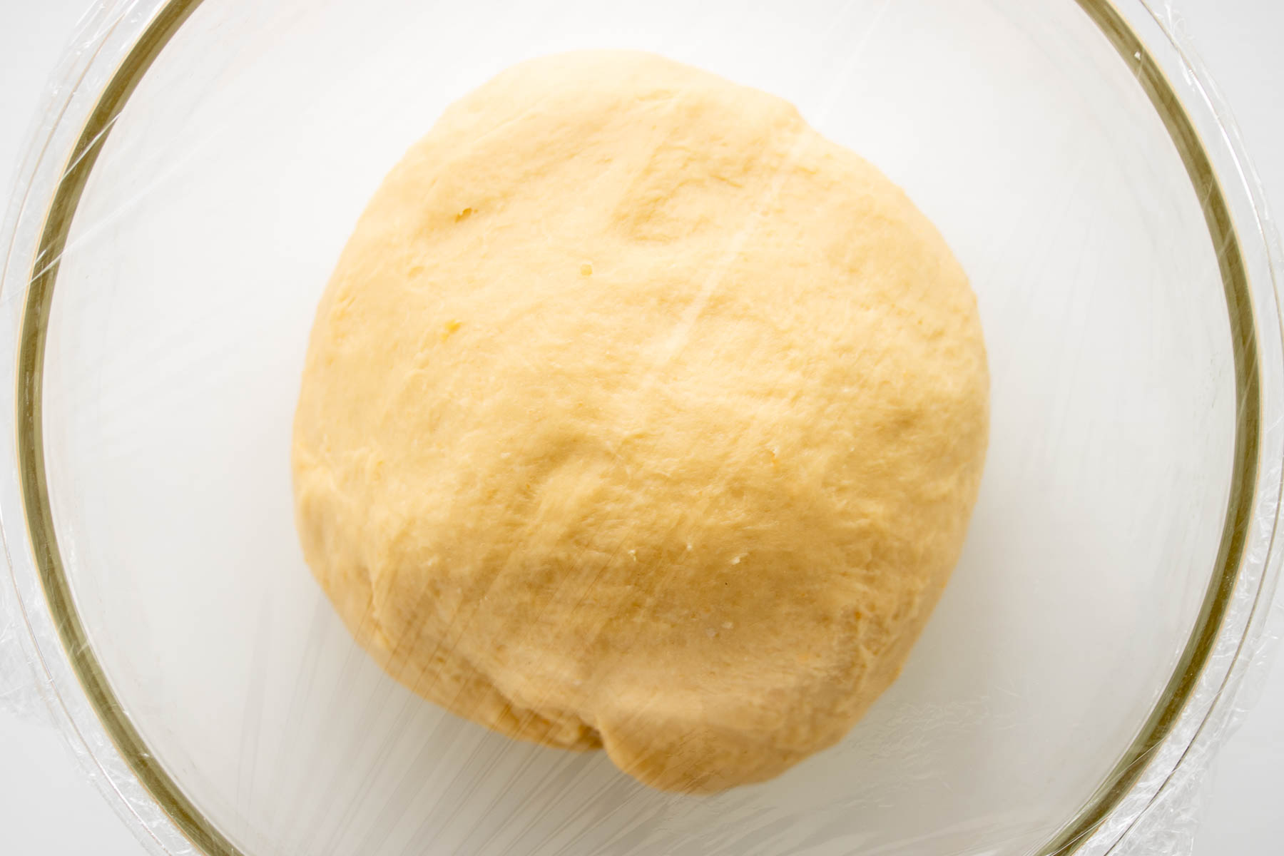 Dough before the first rise.