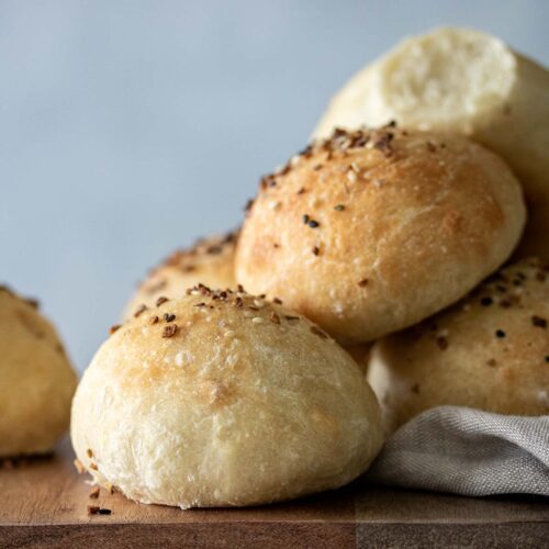 Focaccia Rolls (No-Knead) – Milk and Pop