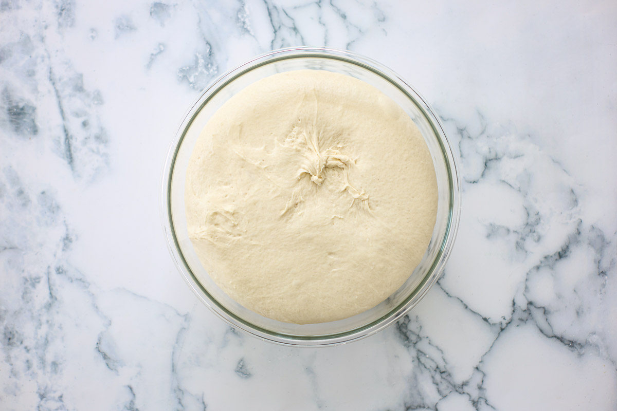 Dough after first rise.