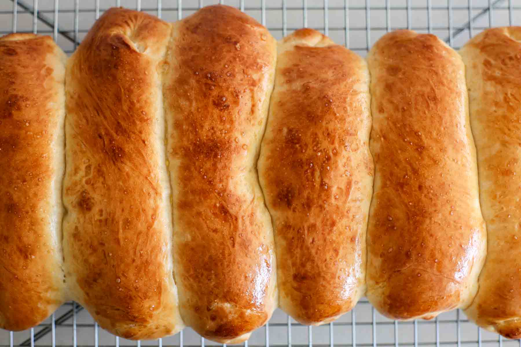 Baked Hot Dog Buns.